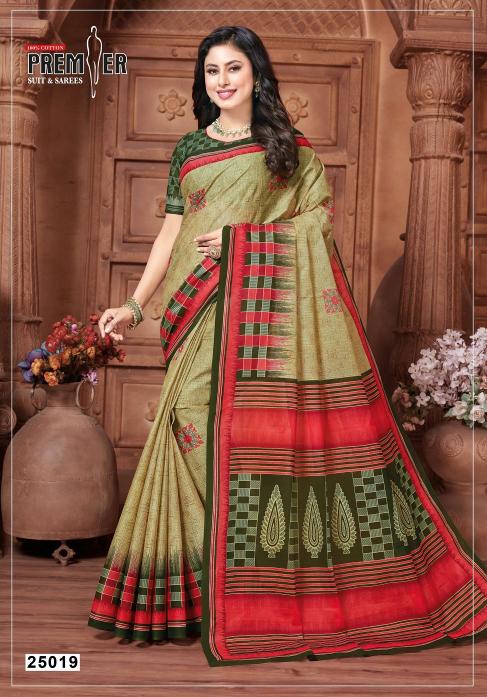 Premier Suncity Vol-25 - Cotton Sarees  - Wholesale Catalog
