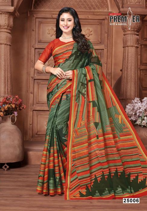 Premier Suncity Vol-25 - Cotton Sarees  - Wholesale Catalog