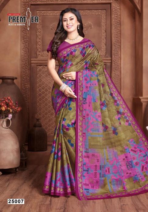 Premier Suncity Vol-25 - Cotton Sarees  - Wholesale Catalog
