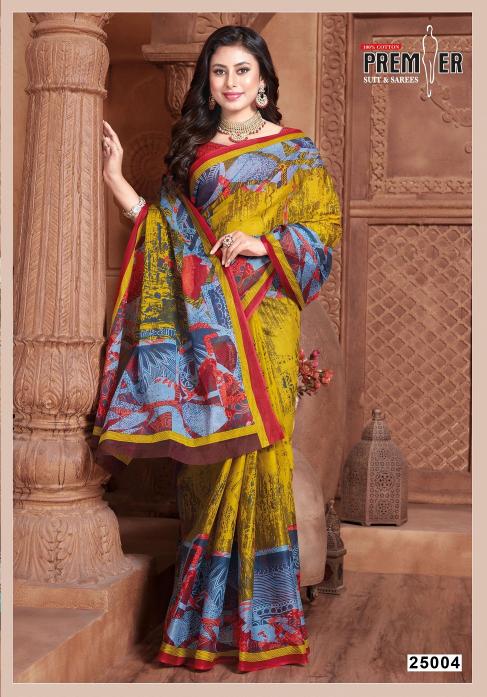 Premier Suncity Vol-25 - Cotton Sarees  - Wholesale Catalog