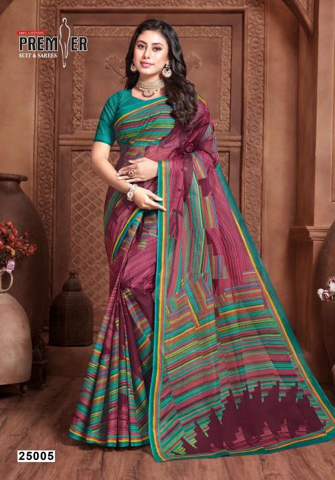 Premier Suncity Vol-25 - Cotton Sarees  - Wholesale Catalog