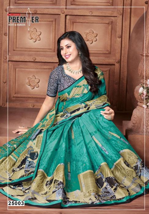 Premier Suncity Vol-25 - Cotton Sarees  - Wholesale Catalog