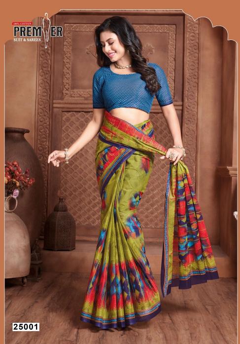 Premier Suncity Vol-25 - Cotton Sarees  - Wholesale Catalog