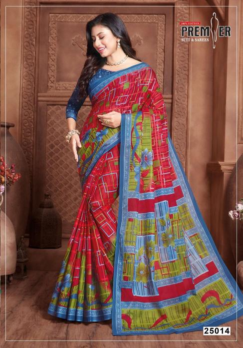 Premier Suncity Vol-25 - Cotton Sarees  - Wholesale Catalog