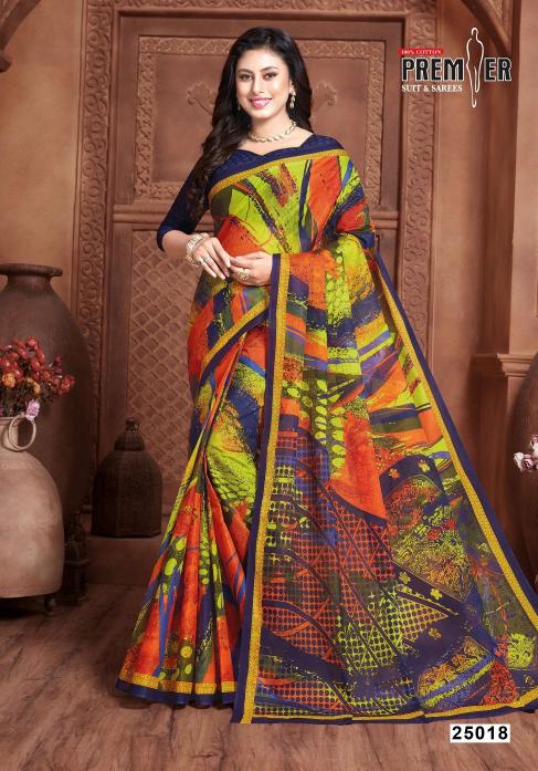 Premier Suncity Vol-25 - Cotton Sarees  - Wholesale Catalog