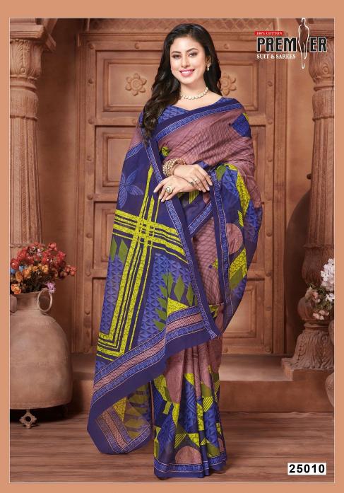Premier Suncity Vol-25 - Cotton Sarees  - Wholesale Catalog