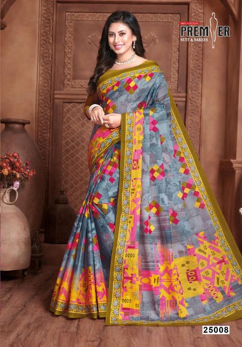 Premier Suncity Vol-25 - Cotton Sarees  - Wholesale Catalog