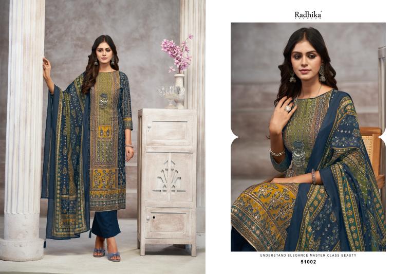 Radhika Azara Beauty Silk catalog wholesale dress material shops in tamil nadu