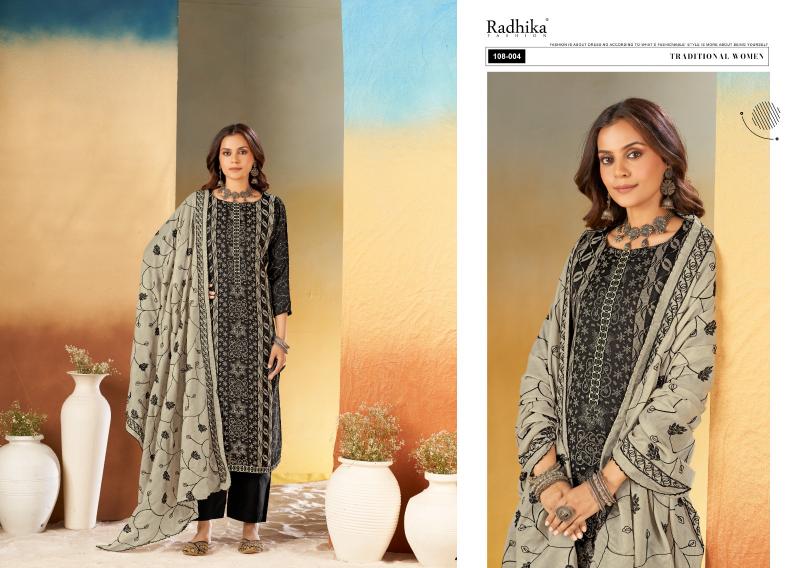 Radhika Azara Black Berry Vol 16 catalog wholesale market of ladies dress materials in mumbai