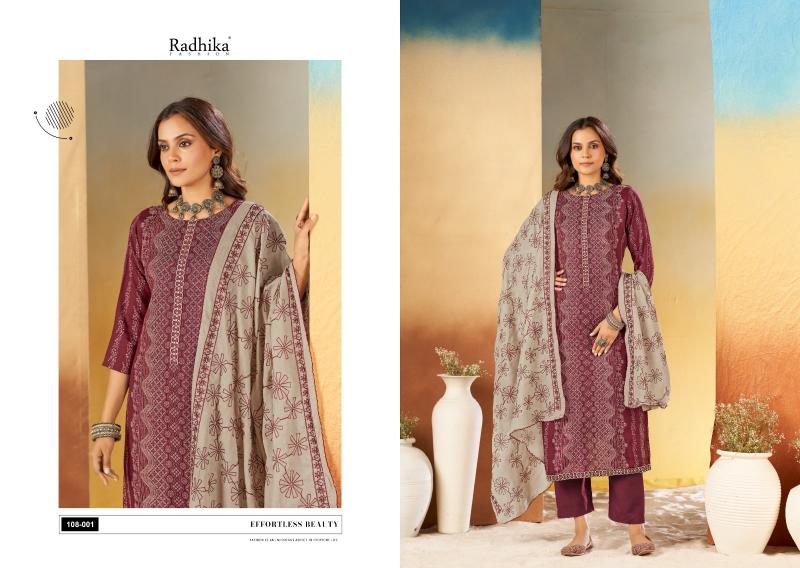 Radhika Azara Black Berry Vol 16 catalog wholesale market of ladies dress materials in mumbai