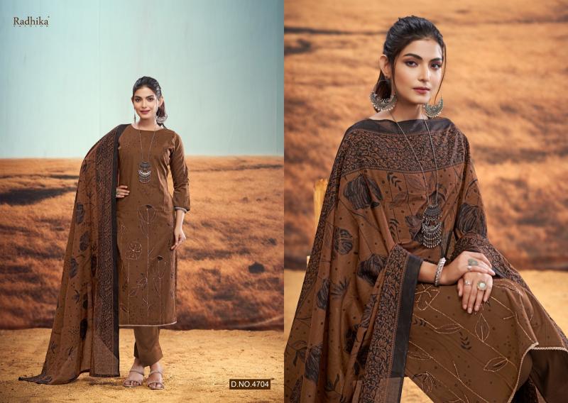 Radhika Azara Rabiya catalog wholesale dress material dealers in chennai