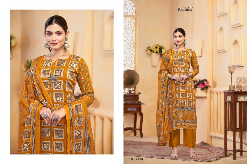 Radhika Azara Shirin catalog wholesaler of dress material in pune