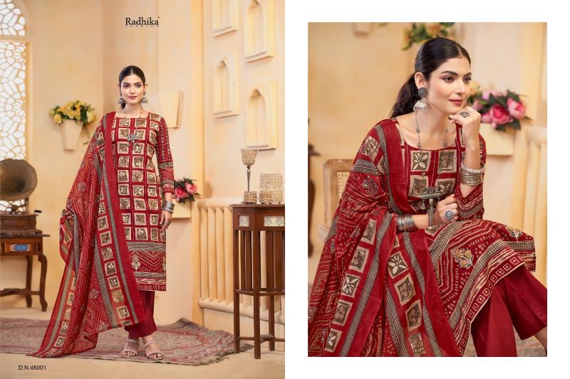 Radhika Azara Shirin catalog wholesaler of dress material in pune