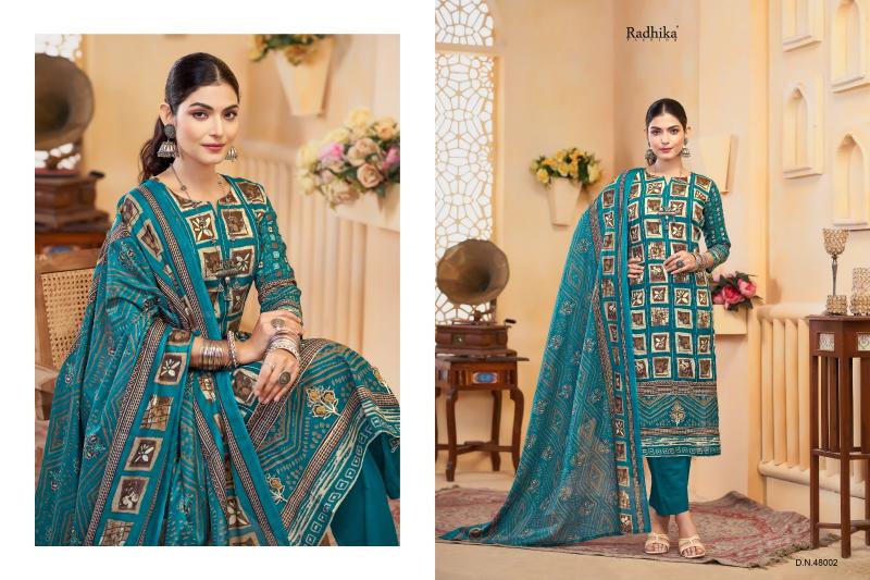 Radhika Azara Shirin catalog wholesaler of dress material in pune