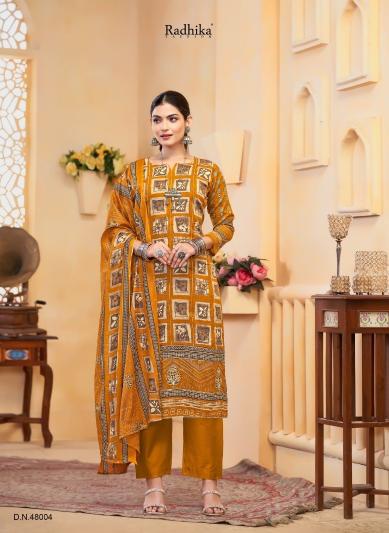 Radhika Azara Shirin catalog wholesaler of dress material in pune