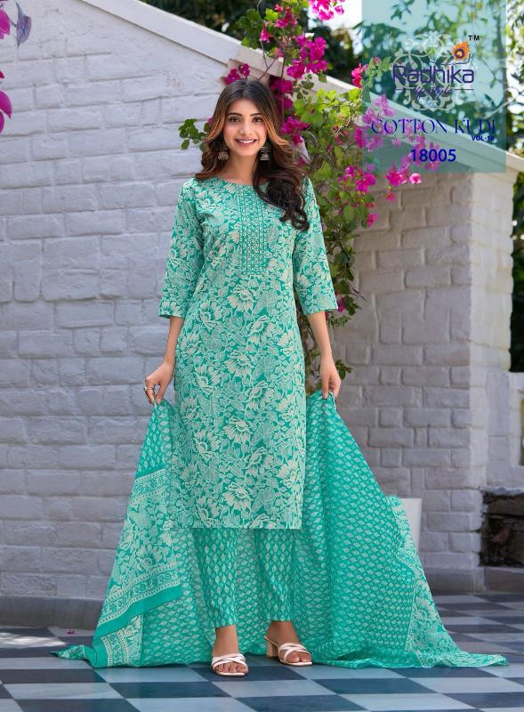 Radhika Lifestyle Cotton Kudi Vol 18 catalog pure cotton kurtis online india