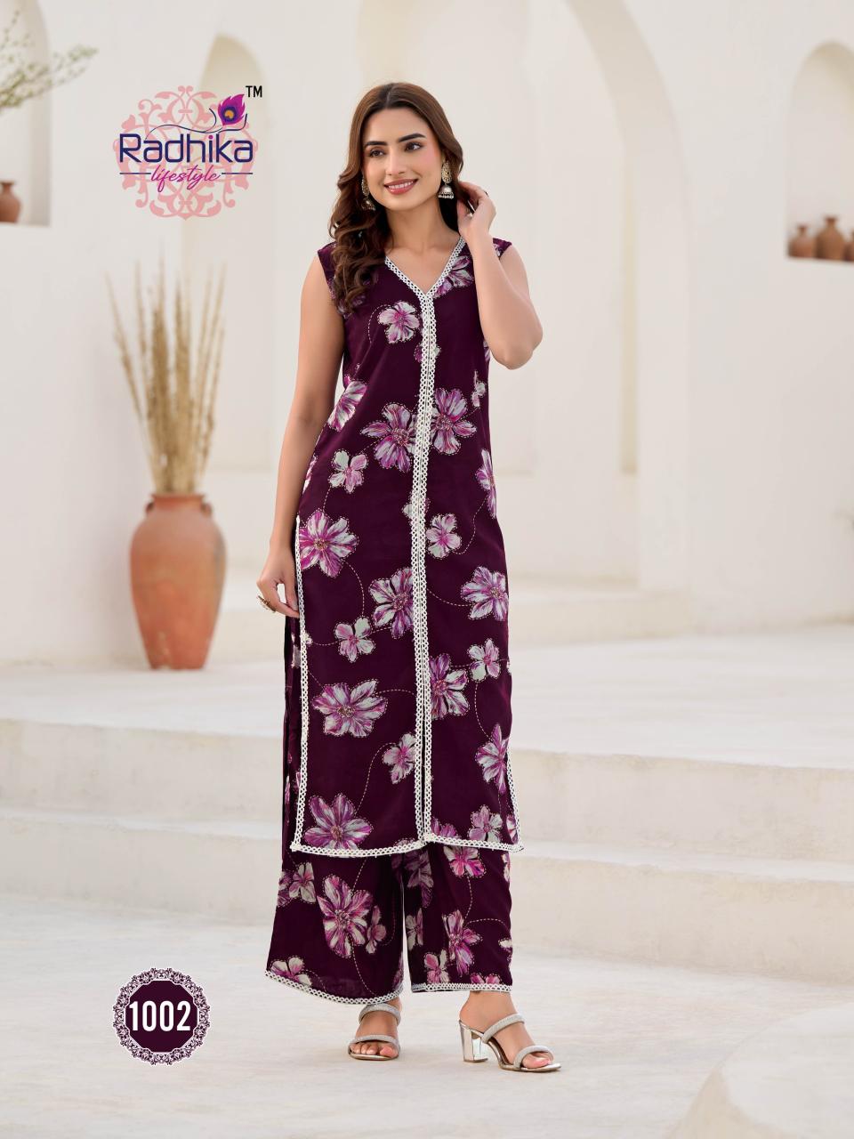 Radhika Lifestyle Evergreen catalog coord set women under ₹1000