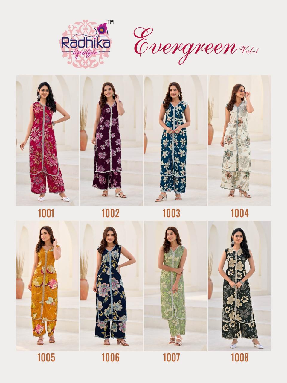 Radhika Lifestyle Evergreen catalog coord set women under ₹1000