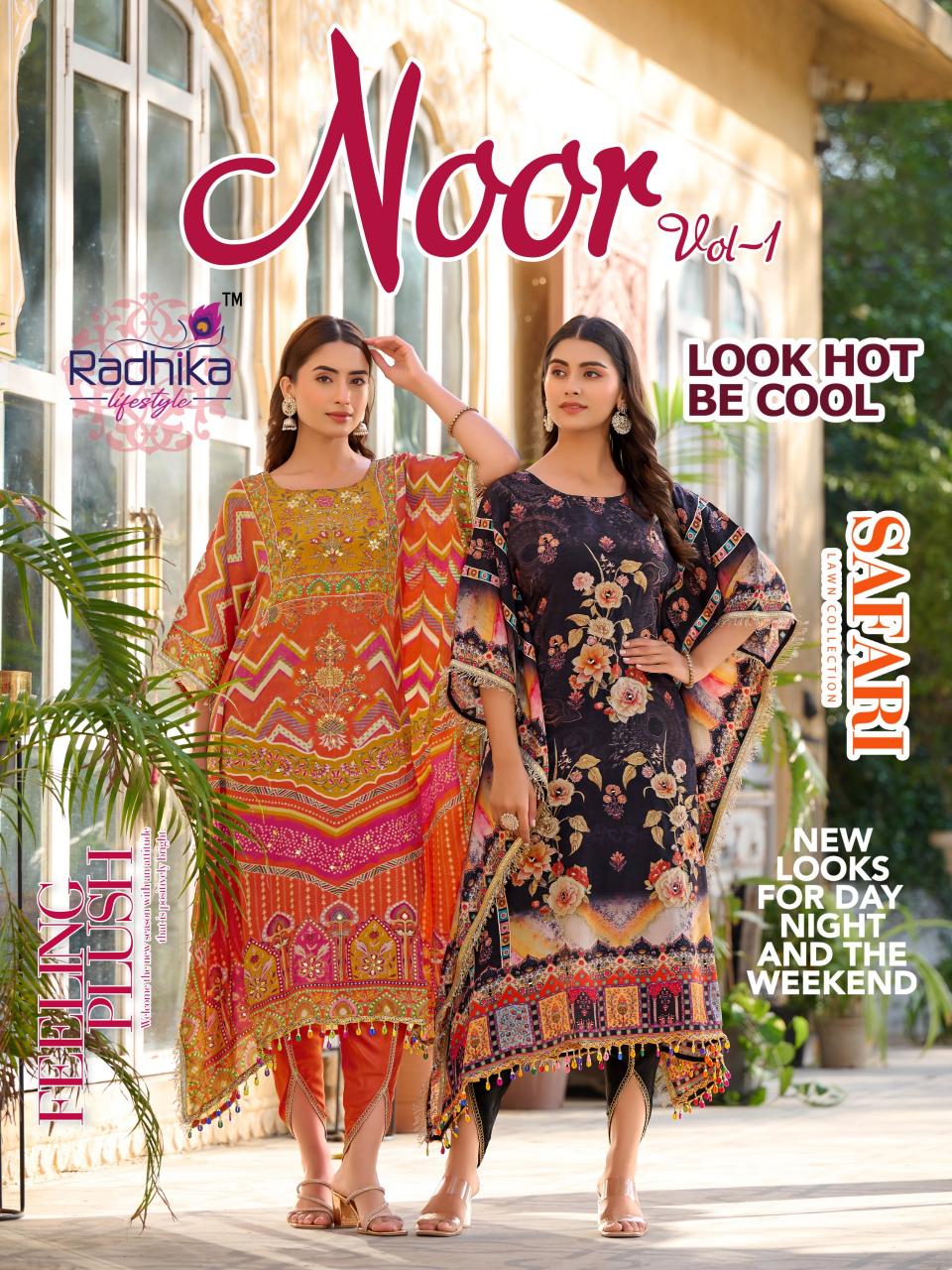 Radhika Lifestyle Noor vol 1 catalog buy kaftan kurti online india