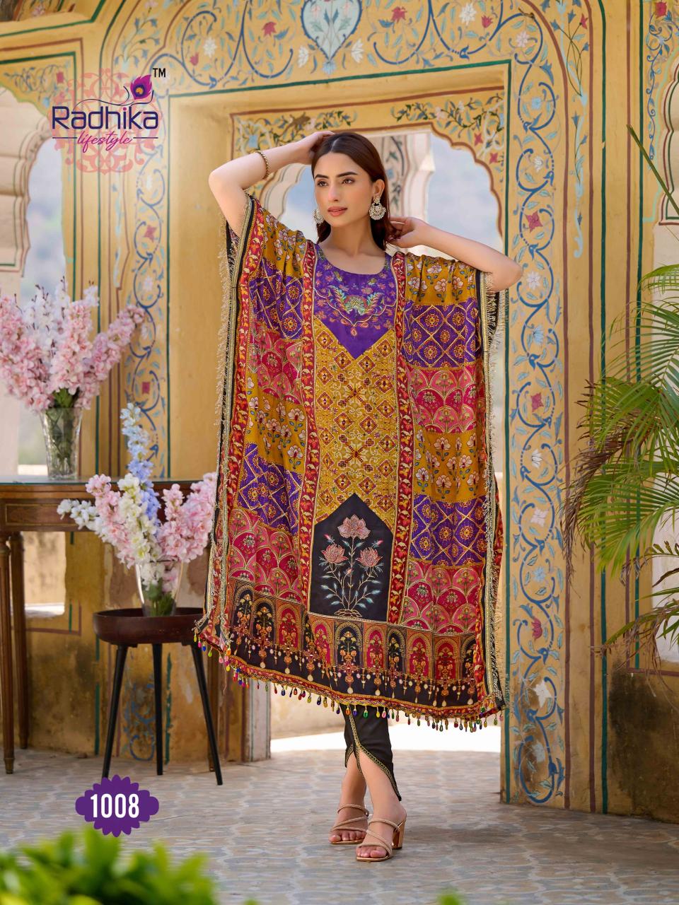 Radhika Lifestyle Noor vol 1 catalog buy kaftan kurti online india