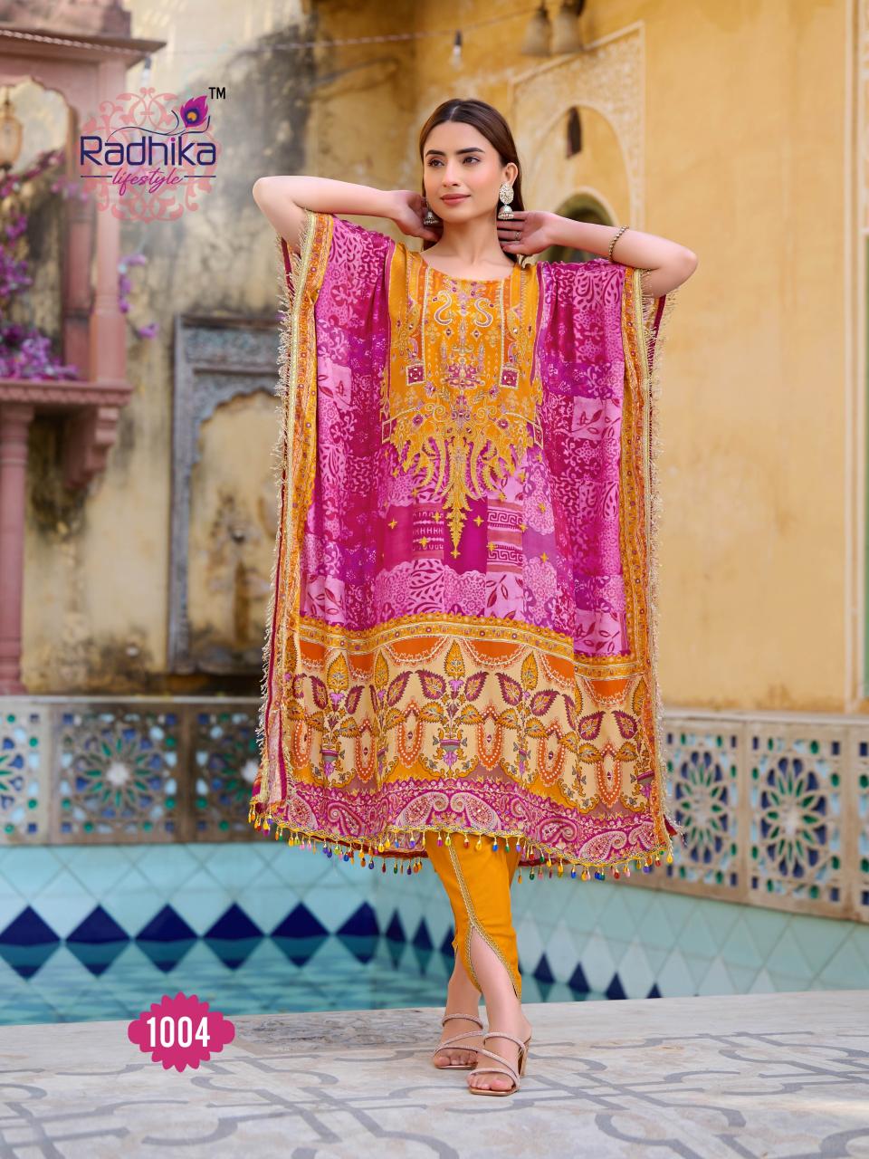 Radhika Lifestyle Noor vol 1 catalog buy kaftan kurti online india