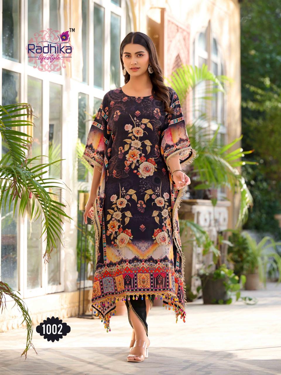 Radhika Lifestyle Noor vol 1 catalog buy kaftan kurti online india