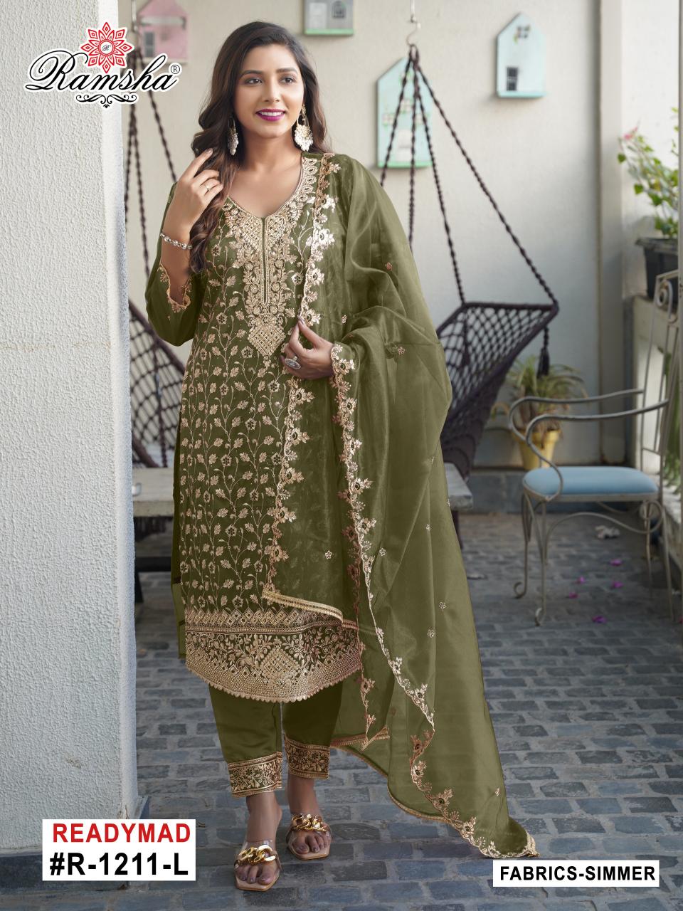 Ramsha R 1211 nx IJKL catalog pakistani stitched suits online