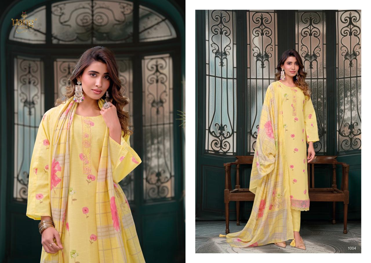 Rang Fashion Aaleen Catalog rajasthani dress material wholesale markets 
