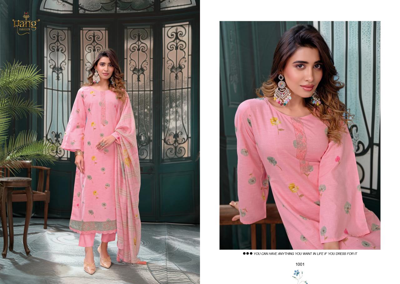 Rang Fashion Aaleen Catalog rajasthani dress material wholesale markets 