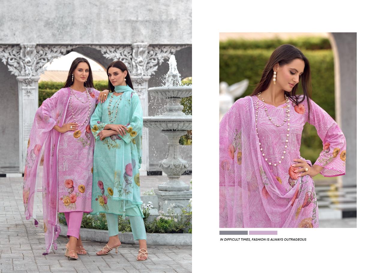 Rang Fashion Belona Catalog wholesale synthetic dress materials with price 