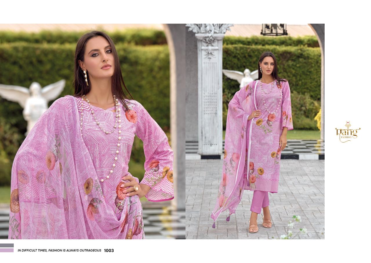Rang Fashion Belona Catalog wholesale synthetic dress materials with price 