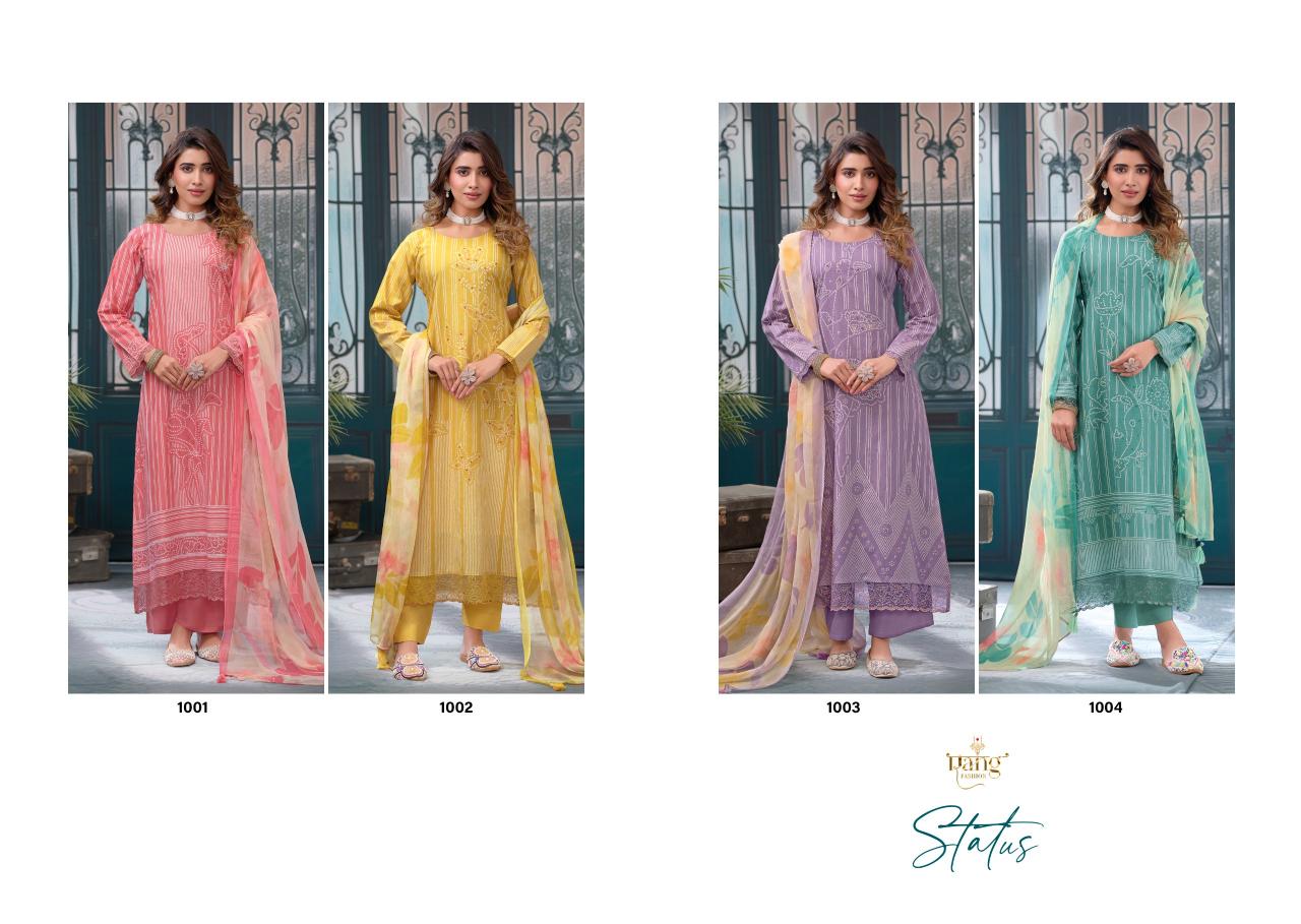 Rang Fashion Status Catalog wholesaler dress material secunderabad