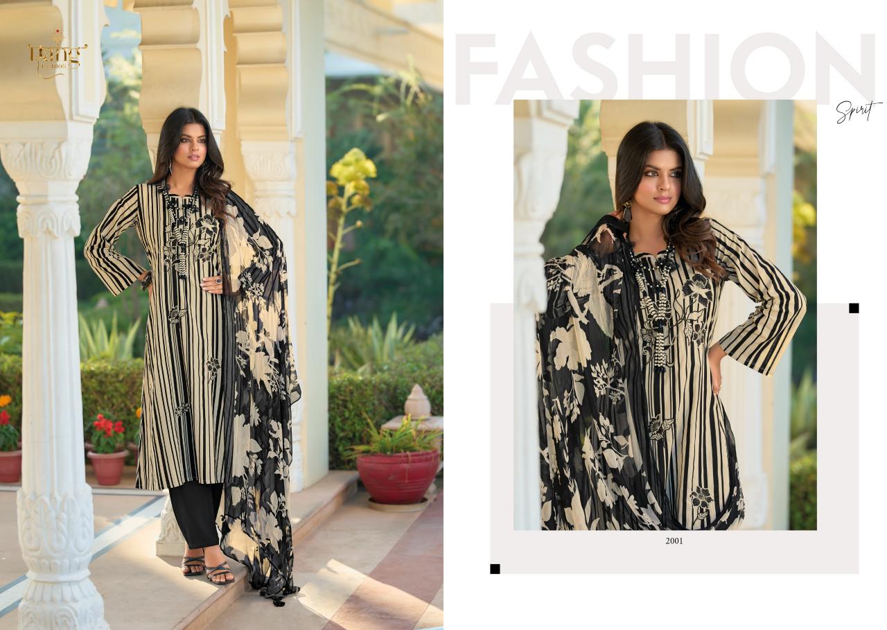 Rang Fashion Taksh Catalog wholesale dress material in rajkot