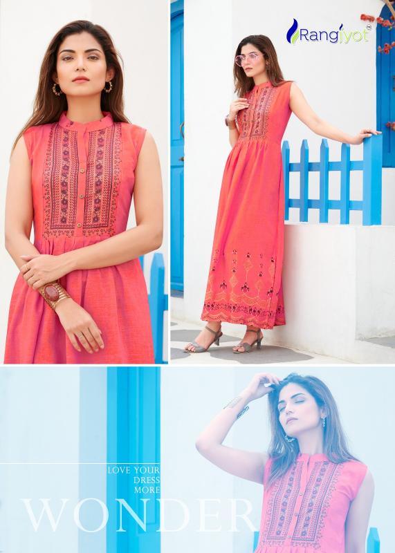 Rangjyot Charvi Vol 2 catalog maxi dress for women