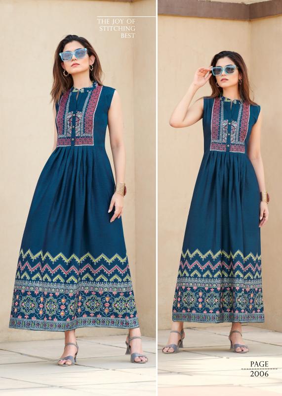 Rangjyot Charvi Vol 2 catalog maxi dress for women