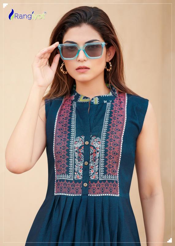 Rangjyot Charvi Vol 2 catalog maxi dress for women