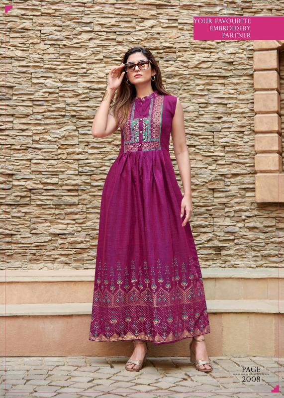 Rangjyot Charvi Vol 2 catalog maxi dress for women