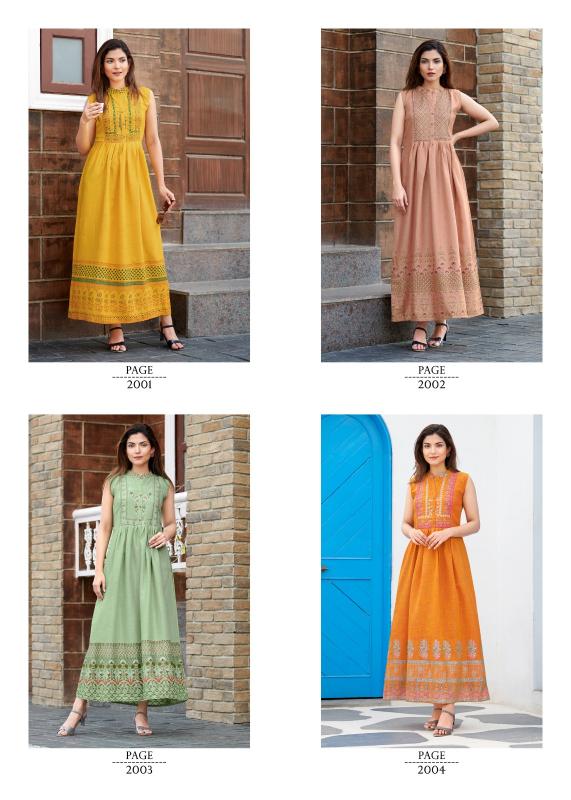 Rangjyot Charvi Vol 2 catalog maxi dress for women