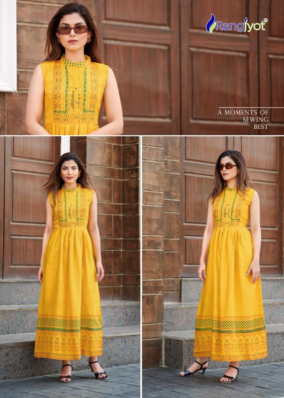 Rangjyot Charvi Vol 2 catalog maxi dress for women