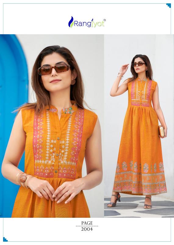Rangjyot Charvi Vol 2 catalog maxi dress for women