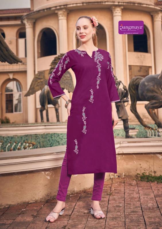 Rangmaya Farah catalog fab india short kurtis