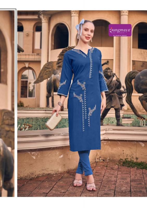 Rangmaya Farah catalog fab india short kurtis