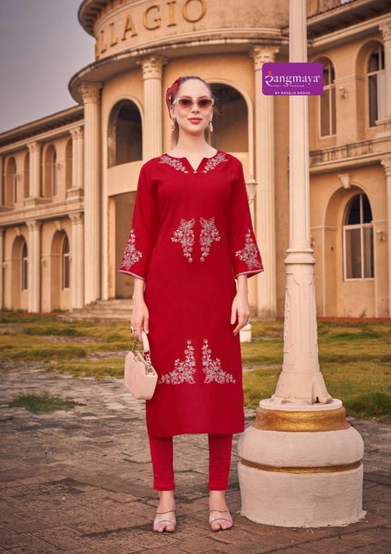 Rangmaya Farah catalog fab india short kurtis