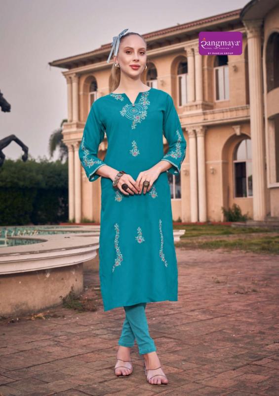 Rangmaya Farah catalog fab india short kurtis