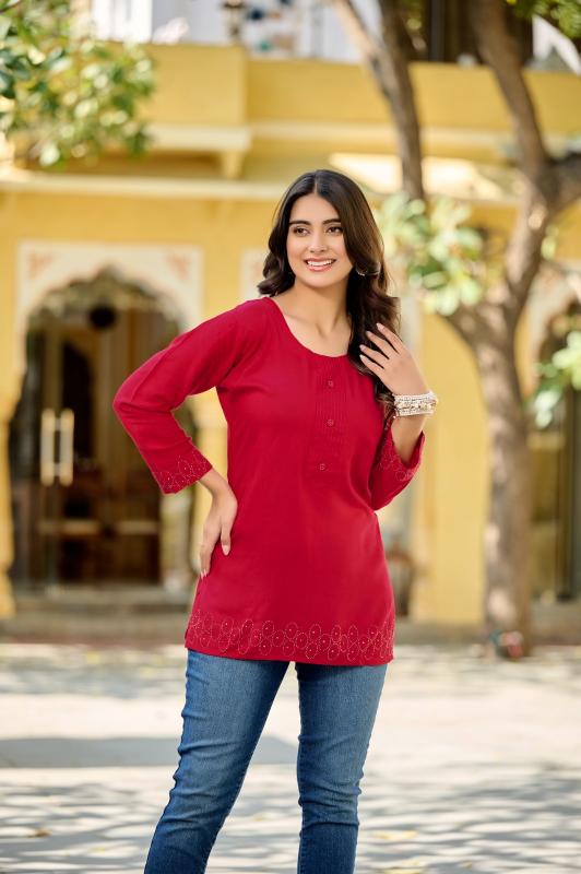 Rangmaya Sony catalog short kurti online shopping india