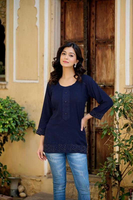 Rangmaya Sony catalog short kurti online shopping india