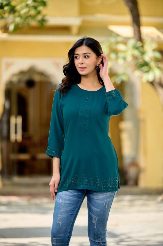Rangmaya Sony catalog short kurti online shopping india