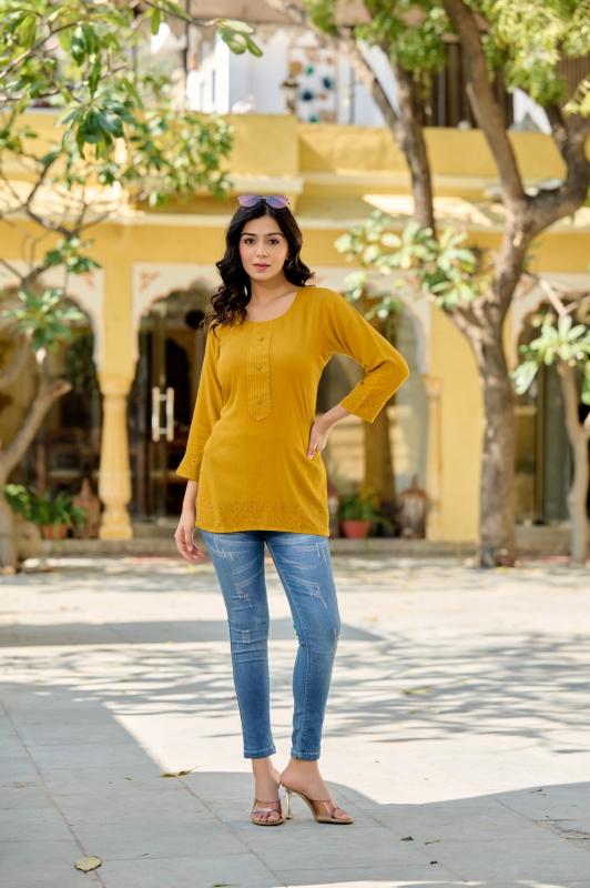 Rangmaya Sony catalog short kurti online shopping india
