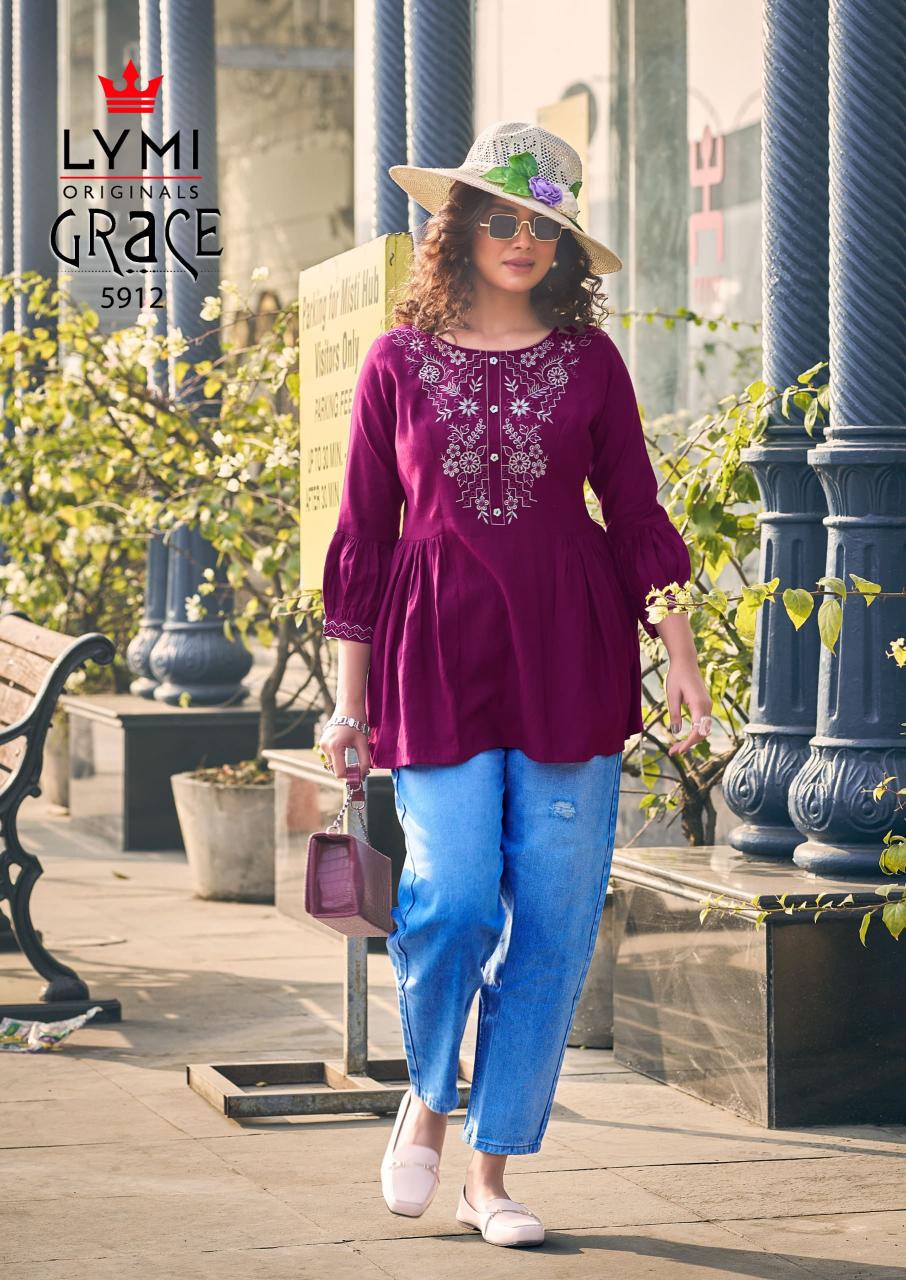 Rangoon Grace Catalog short kurtis women online india