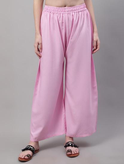 Rayon Plazzo Catalog pants for ladies